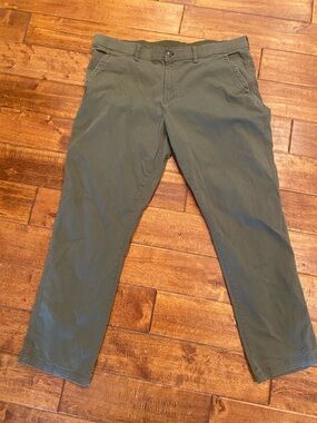 Weatherproof Men's Olive Chino Pants 40x32